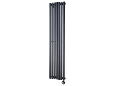 Eden Teppra 1200W Electric Vertical Radiator in Anthracite with Smart ...
