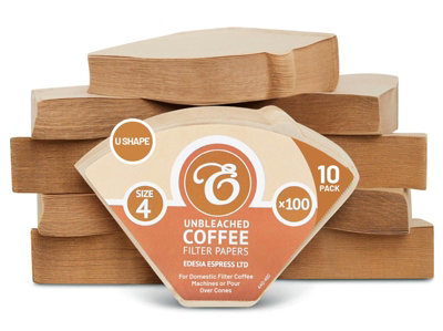 Edesia Espress Basket Filter Papers Size 80/200 mm, 200 pcs - Crema