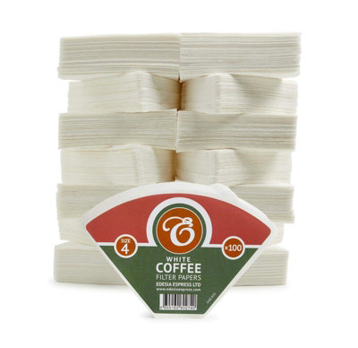 EDESIA ESPRESS - Papieren koffiefilters - ongebleekt - maat 4-200 stuks