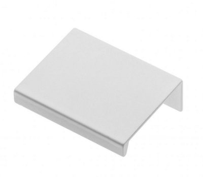 Edge Mounted Cabinet Pull Trim Profile HEXI Handles for Kitchen Bedroom Bathroom 96mm Hole centres - 150mm Overall Matt White