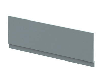 Edge/Power Straight Front Bath Panel & Plinth, 1800mm - Matt Coastal ...