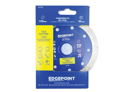 EdgePoint EDGDBCT115 CT115 Tile Cutting Diamond Blade 115mm EDGDBCT115