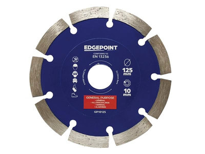 EdgePoint EDGDBGP10125 GP10125 General-Purpose Diamond Blade 125mm EDGDBGP10125