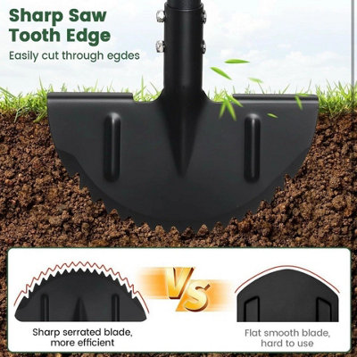 Edger Lawn Tool Adjustable 96 to 124 cm Long Handle Manual Edger for ...