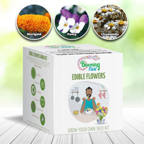 Edible Flowers Seed Grow Kit - 5 Flower Varieties