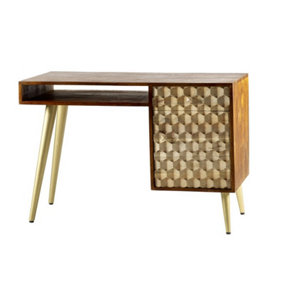 Edison Desk - Solid Mango Wood - L58 x W117 x H78 cm