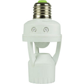 Edison E27 Light Bulb Holder Fitting with PIR Motion Sensor