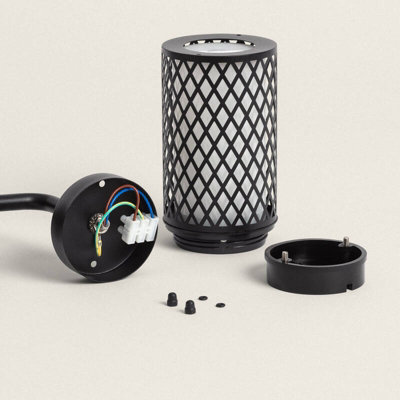 Edit Castor Medium Outdoor Wall Light Black
