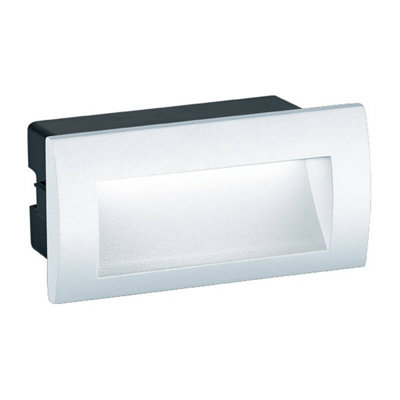 Edit Mason Rectangle LED Outdoor Wall Light White