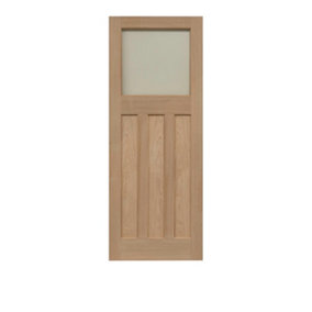 Edwardian Traditional Oak Glzd Door 1981 x 686mm