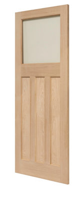 Edwardian Traditional Oak Glzd Door 1981 x 762mm - 3