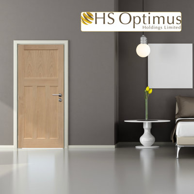 Edwardian Traditional Oak Panel Door 1981 x 762mm - 3