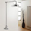 Edwardian Traditional Thermostatic Shower Mixer + Rigid Riser + 8" Victoria Rose