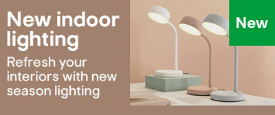 Shop new indoor lighting.