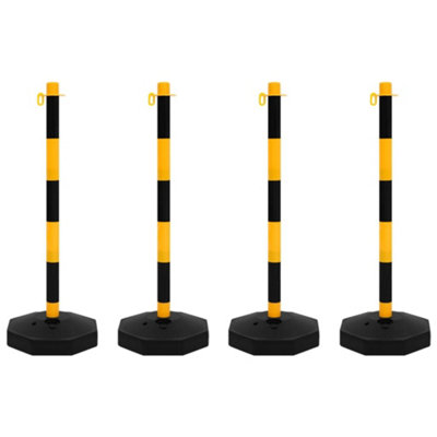 Effective Chain Post Set with 10 m Plastic Chain