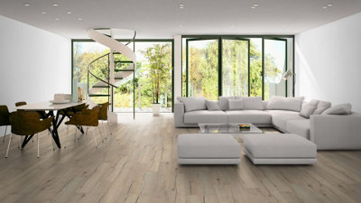 EGGER PRO Aqua+ Classic 8mm Valley Oak Smoke EPL015 Laminate Flooring 1.99m² Pack - 6