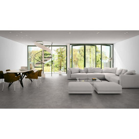 EGGER PRO Aqua+ Kingsize 8mm Light Grey Chicago Concrete EPL166 Laminate Flooring 2.53m² Pack