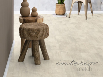EGGER PRO Aqua+ Kingsize 8mm White Chromix EPL168 Laminate Flooring 2.53m² Pack - 8
