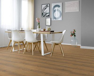 EGGER PRO Aqua+ Large 8mm Cognac Brown Sherman Oak EPL184 Laminate Flooring 2.54m² Pack - 4