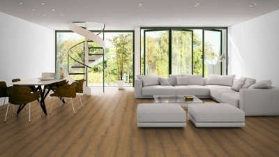 EGGER PRO Aqua+ Large 8mm Cognac Brown Sherman Oak EPL184 Laminate Flooring 2.54m² Pack - 5