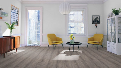 EGGER PRO Aqua+ Large 8mm Grey Sherman Oak EPL185 Laminate Flooring 2.54m² Pack