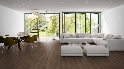 EGGER PRO Classic 8mm Dark Bedollo Walnut EPL175 Laminate Flooring 1.99m² Pack - 5