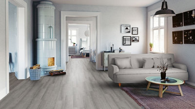 EGGER PRO Classic 8mm Light Grey Sherman Oak EPL205 Laminate Flooring 1.99m² Pack - 3