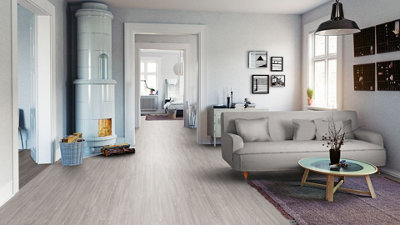 EGGER PRO Classic 8mm Light Grey Soria EPL178 Oak Laminate Flooring 1.99m² Pack - 3