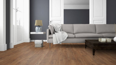 EGGER PRO Classic 8mm Olchon Oak Dark EPL147 Laminate Flooring 1.99m² Pack - 3