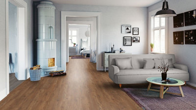 EGGER PRO Classic 8mm Olchon Oak Dark EPL147 Laminate Flooring 1.99m² Pack - 4