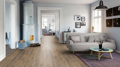 EGGER PRO Classic 8mm Parquet Oak Dark EPL019 Laminate Flooring 1.99m² Pack - 3