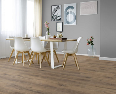 EGGER PRO Classic 8mm Parquet Oak Dark EPL019 Laminate Flooring 1.99m² Pack - 4