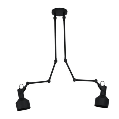 EGLO 2 Set Ceiling Light E27 Black TAKELEY (21)