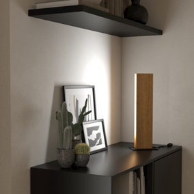 Eglo Anchorena-Z Steel/Wood Smart Control, Colour Chaning LED Table Lamp