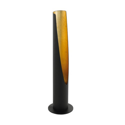 EGLO Barbotto Black Steel/Gold Table Lamp
