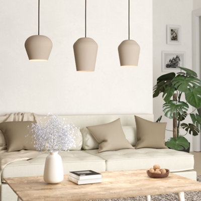 EGLO Cambaito Steel Monochromatic 3 Light Pendant