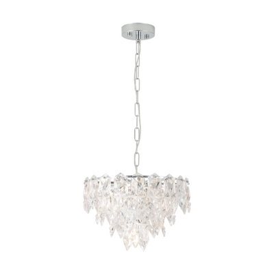EGLO Carvario Glass Pendant Chandelier Light