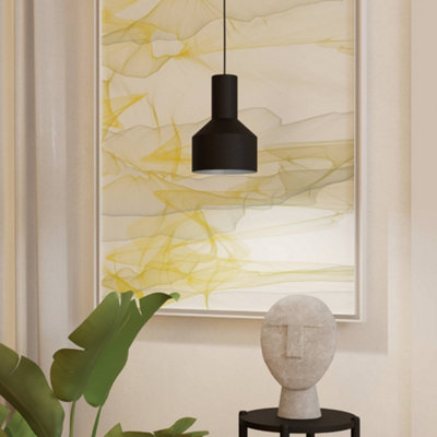 EGLO Casibare Black Steel Pendant Light