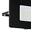 EGLO Faedo 3 Black Aluminium Outdoor LED Spotlight, 30W