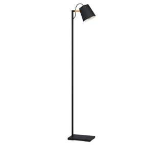 EGLO Floor Lamp Black/Wood LACEY (21)
