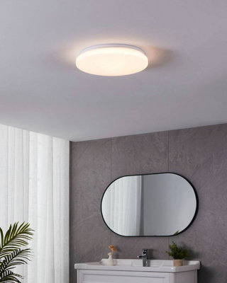 Aius brushed white on sale ceiling light