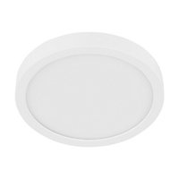 EGLO Fueva 5 White Round Integrated LED Flush Light, (D) 28.5