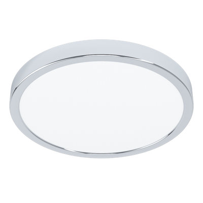 EGLO Fueva 6 Chrome LED Ceiling Light, 27cm