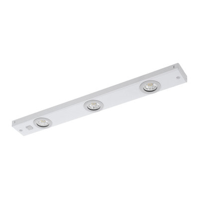 EGLO Kob LED White Metal Under Cabinet Light, (L) 60cm