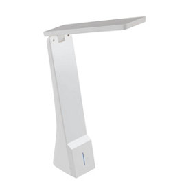 EGLO La Seca White Plastic Tunable Integrated LED 3 Step Touch Dimming Desk Lamp, (L) 20cm (21)