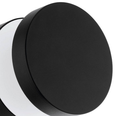Eglo Melzo Aluminium Black LED Outdoor Wall Light, 3000K