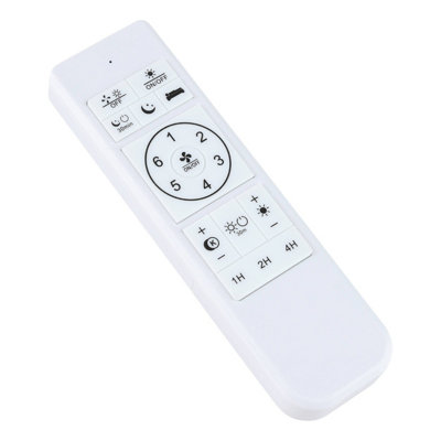 EGLO Morenci White LED Ceiling Fan Light 48cm, Remote Control, Dimmable ...