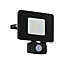 EGLO OL-LED-spotlight 20W sensor black'FAEDO3