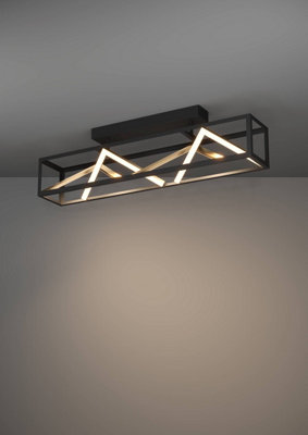 EGLO PENELA Black and Gold Ceiling Light