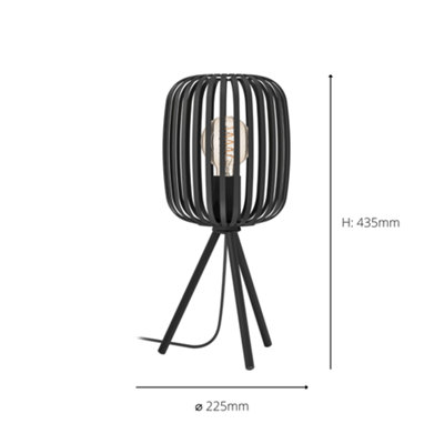 EGLO Romazzina IP20 Black Modern Table Lamp